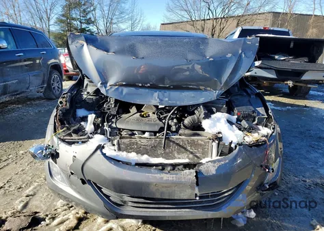 2013 Hyundai Elantra Gls from USA, damaged, VIN 5NPDH4AE2DH433968